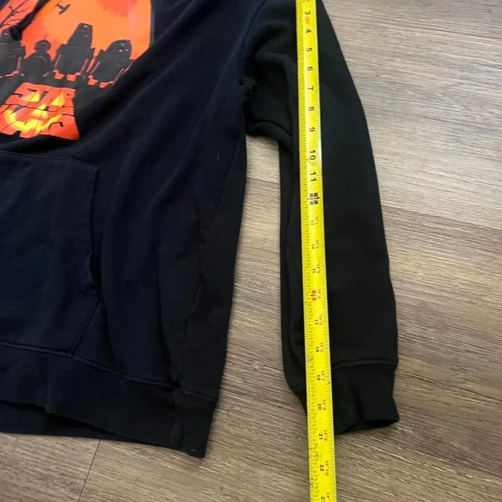 Star Wars Hoodie Mens XL Black Graphic Pullover Sweatshirt Disney Lucasfilm